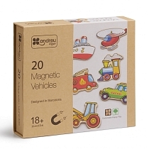 Картинка ANDREU Toys Магнитная игра "Транспортные средства" от магазина gnom.land