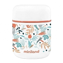 Картинка Miniland Термос для еды и жидкостей "Mediterranean Thermos Mini", 280 мл, белый от магазина gnom.land