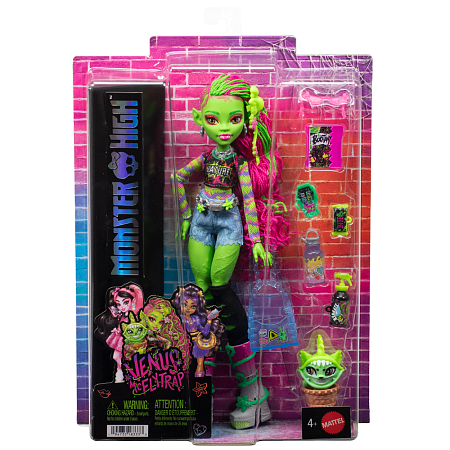 Картинка Кукла Монстр Хай Венера Макфлайтрап - Monster High Venus McFlytrap HRP81 магазин gnom.land