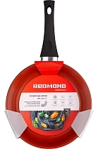 Картинка REDMOND Сковорода литая Obsidian 26 см с ручкой soft-touch, RFP-A2609 от магазина gnom.land