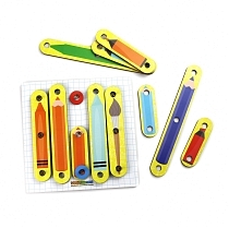 Картинка WoodlandToys Геоборд "Алфавит. Школа" от магазина gnom.land