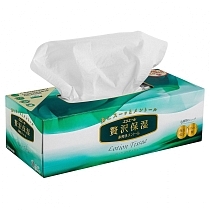 Картинка Elleair Салфетки бумажные в коробке Lotion Tissue Mentol, 160 шт. от магазина gnom.land
