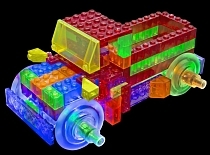 Картинка Конструктор "Laser Pegs"Энергоблок Грузовик 8 в 1 от магазина gnom.land