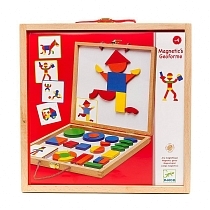 Картинка Развивающая магнитная игра "Геоформ", DJECO от магазина gnom.land