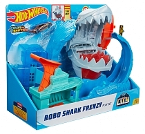 Картинка Hot Wheels Сити игровой трек "Ледяная акула" GJL12 от магазина gnom.land