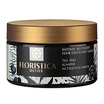 Картинка Floristica Маска-эксфолиант Detox Чайное дерево, можжевельник, активированный уголь, 250 мл от магазина gnom.land