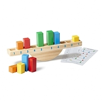 Картинка Melissa & Doug Деревянная игрушка "Радуга Баланс" от магазина gnom.land