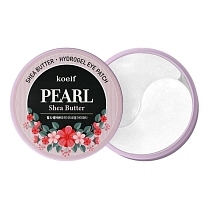 Картинка KOELF Гидрогелевые патчи для области вокруг глаз с маслом ши и жемчужной пудрой, 60 шт от магазина gnom.land