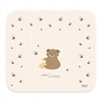 Картинка Nuovita Матрасик для пеленания мягкий HONEY BEAR, 820х720 мм, ваниль от магазина gnom.land