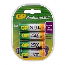 Картинка Аккумулятор GP AA, емкость 2700 мАч, 4 шт. от магазина gnom.land