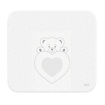 Картинка Nuovita Матрасик для пеленания мягкий FORTUNA, 820х720 мм, белый от магазина gnom.land