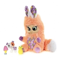 Картинка Мягкая игрушка "Пушастики" Bush Baby World Лола с питомцем, 17 см от магазина gnom.land