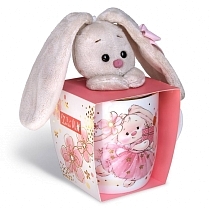 Картинка Budi Basa Подарочный набор кружка с игрушкой Зайка Ми, 400 мл от магазина gnom.land