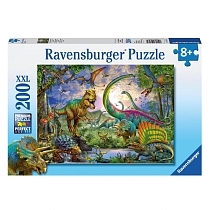 Картинка Ravensburger Пазл "Мир динозавров", 200 элементов от магазина gnom.land