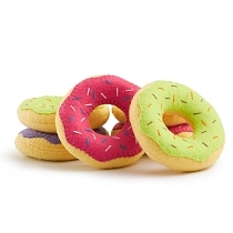 Картинка FoodBoxToys Игровой набор продуктов из фетра "Пончики" от магазина gnom.land