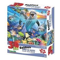 Картинка PRIME 3D "Игривые дельфины 30765" - 3D пазл от магазина gnom.land