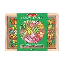Картинка Melissa&Doug "Творчество" Набор Бусин "Цветочная энергия" от магазина gnom.land