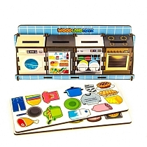 Картинка WoodlandToys Обучающий комодик "Бытовая техника" от магазина gnom.land
