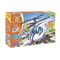 Картинка ZVEZDA Конструктор Полицейский вертолет от магазина gnom.land