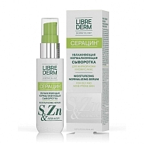 Картинка LIBREDERM Увлажняющая нормализующая сыворотка "Серацин" с антирецидивным действием, 50 мл. от магазина gnom.land