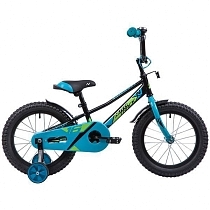 Картинка Novatrack Детский велосипед Valiant 16”, черный от магазина gnom.land