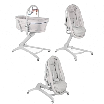 Картинка Кроватка-стульчик Chicco Baby Hug 4-в-1 Glacial, бежевый от магазина gnom.land
