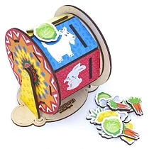 Картинка WoodlandToys Сортер-барабан «Ферма» от магазина gnom.land