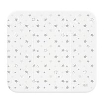 Картинка Nuovita Матрасик для пеленания мягкий STELLE, 820х720 мм, белый от магазина gnom.land