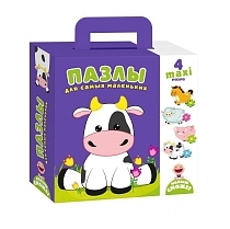 Картинка Пазл VLADI TOYS VT2901-05 Коровка от магазина gnom.land