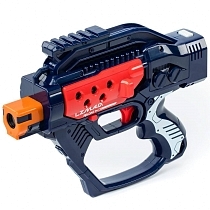 Картинка Lazer Mad Одиночный Набор Экстрим (1 бластер, 1 мишень, 1 держатель для мишени) от магазина gnom.land