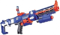 Картинка Shantou Gepai "Blaze Storm Бластер Barricade RV-10 cвет, синий, 20 мягких пуль | 7056" от магазина gnom.land