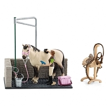 Картинка Schleich Набор для мойки лошадей 42104 от магазина gnom.land