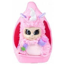 Картинка Мягкая игрушка Bush baby world – Единорог Ула с заколкой и шармом, 20 см от магазина gnom.land