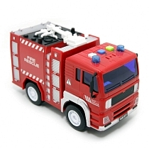 Картинка BALBI Машина пластиковая PT-005-C Пожарная машина инерционная от магазина gnom.land