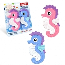 Картинка VALIANT аксессуары для ванной "Мини-коврики Морской конёк", K6-3886 от магазина gnom.land