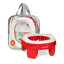 Картинка Roxy-kids Дорожный горшок HandyPotty, коралловый от магазина gnom.land