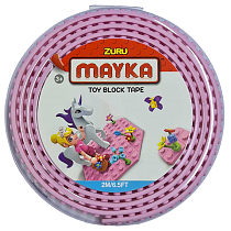 Картинка Zuru Гибкая лента-скотч для кубиков "Mayka" 2м/1,5см, розовая от магазина gnom.land