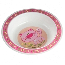 Картинка Canpol Миска пластиковая, 4/412, 12+ мес., розовый от магазина gnom.land