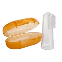 Картинка CS Medica Силиконовая зубная щетка на палец KIDS CS-502 от магазина gnom.land