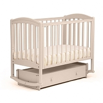 Картинка Лель Кровать маятниковая поперечная "Василёк" БИ 09.2, отбеленный от магазина gnom.land