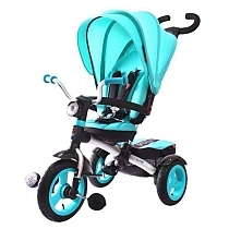 Картинка ICON Трёхколёсный велосипед 6 RT Luxe Aluminium, aqua от магазина gnom.land