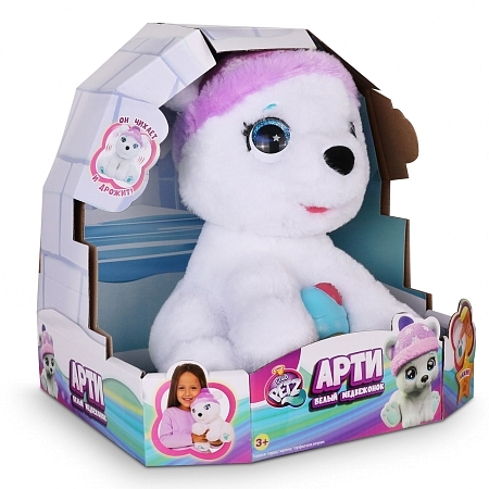 Картинка Club Petz Интерактивная игрушка Белый медвежонок Арти магазин gnom.land Картинка Club Petz Интерактивная игрушка Белый медвежонок Арти магазин gnom.land