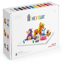 Картинка Залипаки HEY CLAY набор пластилина "Животные" от магазина gnom.land