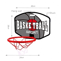 Картинка 1toy Баскетбольный щит, 40х30х24 см от магазина gnom.land