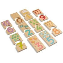 Картинка ANDREU Toys Деревянный пазл "Цифры" от магазина gnom.land