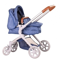 Картинка Gotz Коляска четырехколесная, 2 в 1, синяя от магазина gnom.land