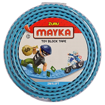 Картинка Zuru Гибкая лента-скотч для кубиков "Mayka" 2м/1,5см, голубая от магазина gnom.land