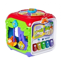 Картинка Vtech "Играй и учись - со светом и звуком" - интерактивный куб от магазина gnom.land