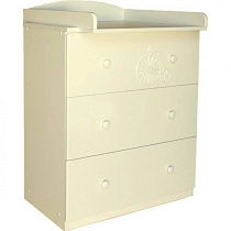 Картинка Островок уюта Комод детский Вояж, съемный пеленальный стол, слоновая кость от магазина gnom.land