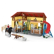 Картинка Schleich Набор Конюшня, 25 предметов от магазина gnom.land